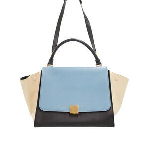 Celine Trapeze Leather 2WAY Handbag Shoulder Bag